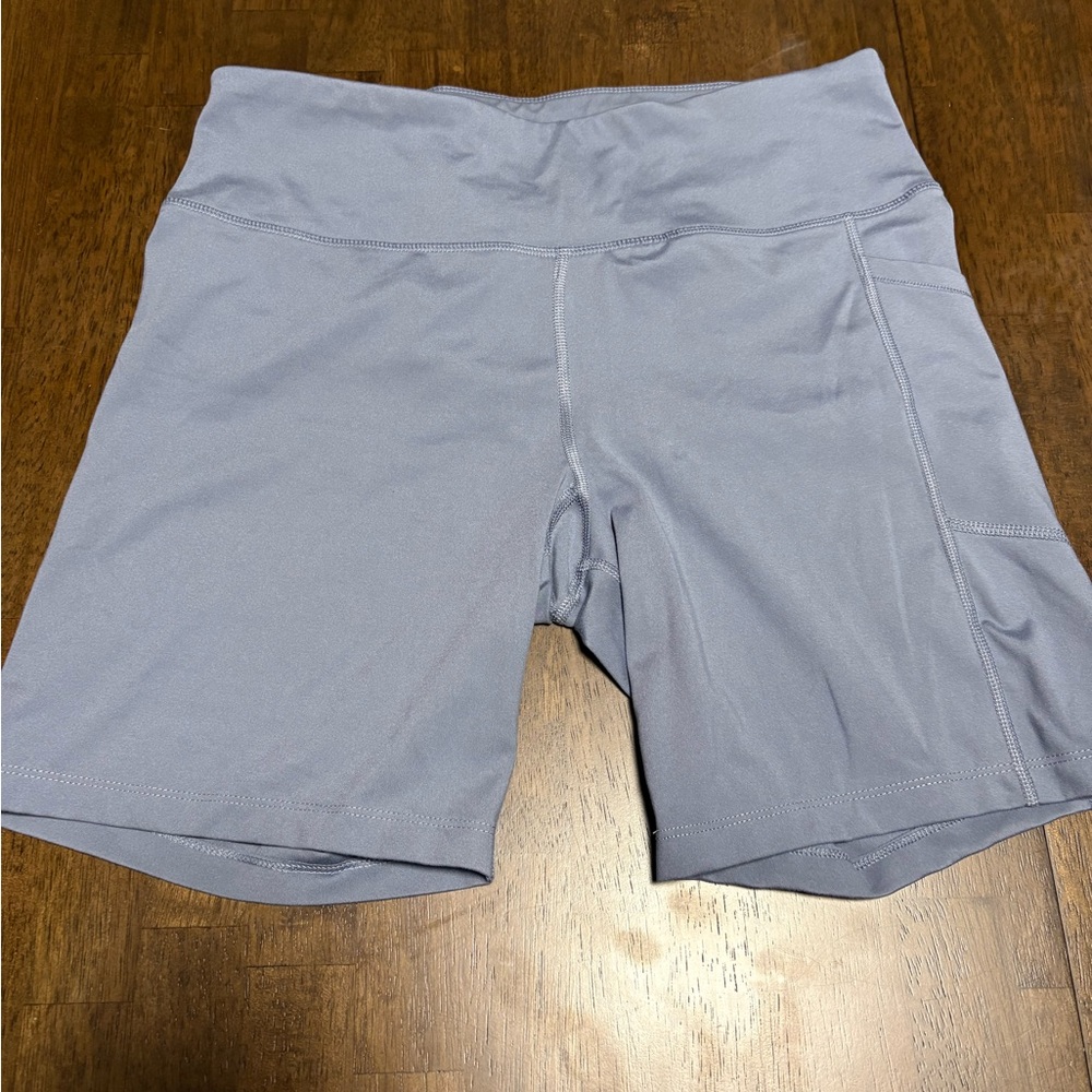 Calvin Klein Women's Soft Blue Bike Shorts